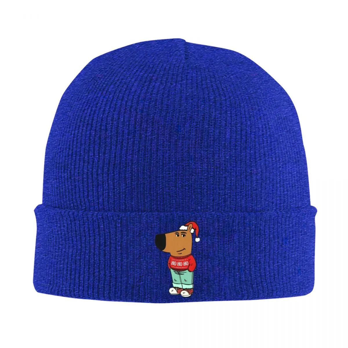 Chill Guy Christmas Hats Autumn Winter Skullies Beanies New Cap Unisex Acrylic Knitted Hat