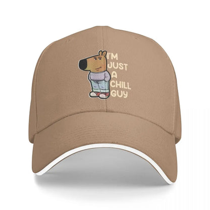 Baseball Caps I Am Just A Chill Guy Coin Fun Meme Casquette Men Women Sport Spring Caps