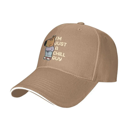 Baseball Caps I Am Just A Chill Guy Coin Fun Meme Casquette Men Women Sport Spring Caps