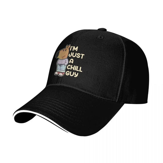 Baseball Caps I Am Just A Chill Guy Coin Fun Meme Casquette Men Women Sport Spring Caps