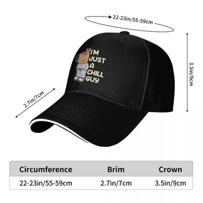 Baseball Caps I Am Just A Chill Guy Coin Fun Meme Casquette Men Women Sport Spring Caps